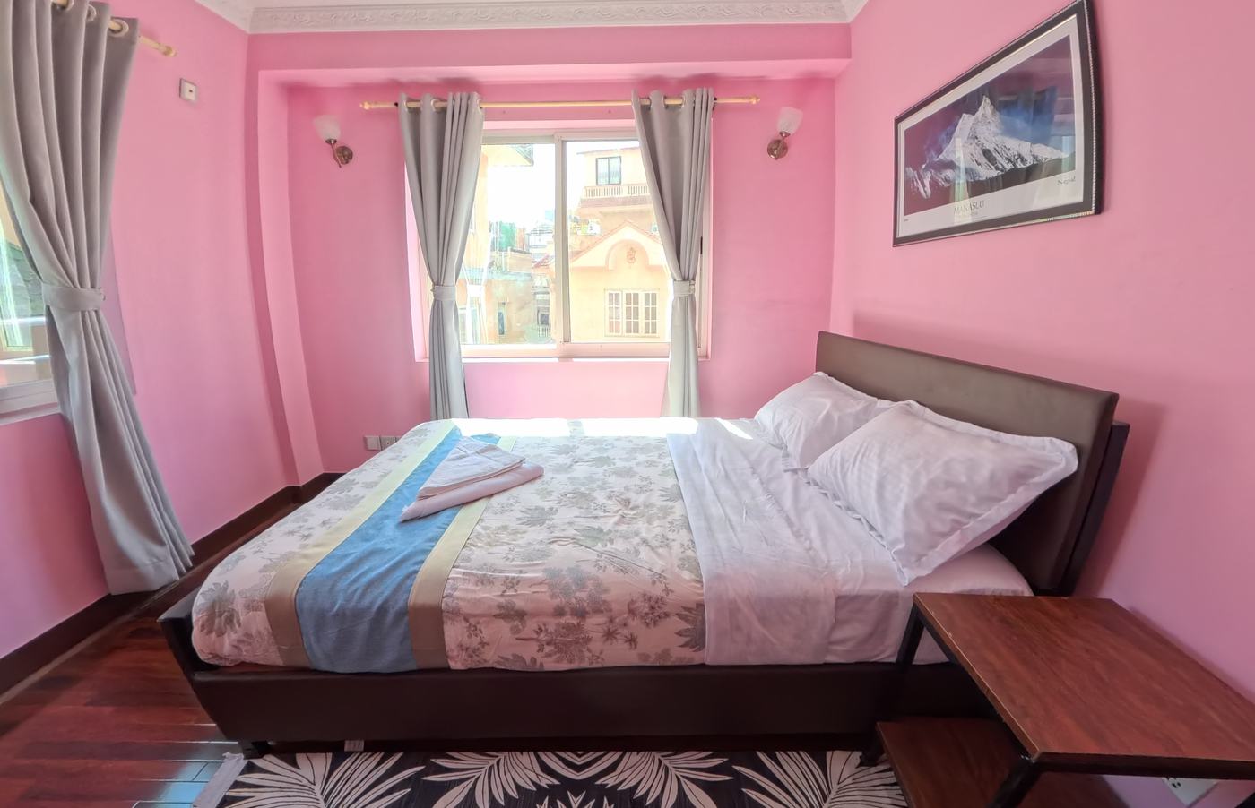 Homemandu shared living room in New Baneshwor, Kathmandu